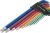 LifeLine Pro Coloured Allen Key Set – Multi Coloured