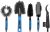 Mobi 5 Piece Brush Set – Black/Grey