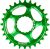 Blackspire Snaggletooth Cinch Shimano Chainring – Lime Green