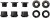 Wolf Tooth Chainring Bolts (5 Pack) – Black