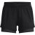 Under Armour Women’s IsoChill 2in1 Running Shorts – Black/Black/Reflective