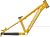 Nukeproof Cub-Scout 20 Youth Mountain Bike Frame – Turmeric Yellow