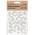 Bookman Reflective Leopard Print Stickers – White