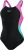 Speedo Women’s Colourblock Splice Muscleback Swimsuit – Black/Tile/Neon Orchid