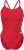 Arena Women’s Team Swimsuit Challenge Solid Swimsuit – Red/White