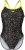 Arena Womens Firework Challenge Back Swimsuit – Soft Green/Black Multi