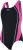 Zoggs Womens Eaton Flyback Swimsuit – Black/Magenta