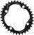 BLACK by Absolutebla Narrow Wide Oval Chainring