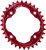 BLACK by Absolutebla Narrow Wide Oval Chainring – Red