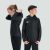 Junior Unisex Light-weight Rain Jacket Black