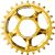 Blackspire Snaggletooth Cinch Chainring – Gold