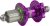 Hope Pro 4 MTB Rear Hub – 10mm Bolt Up Axle – Purple