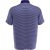 Callaway 3 COLOR PENCIL STRIPE POLO  MEDIEVAL BLUE XXL