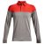 Under Armour Long Sleeve Playoff Polo – FIRE/Concrete – M