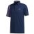 adidas Ultimate Blocked Print Polo – Navy/Purple – L