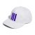 adidas 3-Stripes Printed Tour Cap – white – OSFM