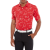 Footjoy Tropic Golf Print Polo – R Red/Wht – M