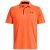 Under Armour 2023 Mens Tech Polo Orange Blast/Black – 3XL