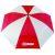 Pro Tekt Auto Open Umbrella White/Red