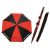 Clicgear Umbrella – Black/Red