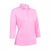 Callaway Womens 3/4Length Sleve PoloPINK SUNSET – S