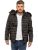 Icon Mens Puffer Hooded Zip Up Winter Jacket