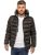 Icon Mens Puffer Hooded Zip Up Winter Jacket