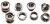 TA 1X Chainring Bolts (5 Pack) – Silver