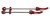 Hope Road Quick Release Steel Skewers (Pair) – Red