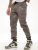 ENZO Mens Military Combat Cuffed Camouflage Jeans