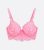 Pink DD+ Eyelash Lace Demi Bra New Look