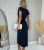 Missfiga Navy Wrap Midi Dress New Look