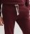 Men’s Burgundy Jersey Cuffed Leg Joggers New Look