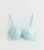 Mint Inexperienced Floral Embroidered Push Up Bra New Glance