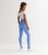 Bright Blue Mid Rise Lift & Shape Emilee Jeggings New Look