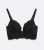 Black DD+ Scallop Lace Push Up Bra New Look