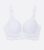 White DD+ Scallop Lace Push Up Bra New Look