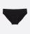 Black Ribbed Seamless Bikini Briefs New Glance