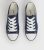 Navy Stripe Canvas Lace Up Trainers New Look Vegan