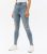 Petite Blue Ripped Knee High Waist Hallie Super Skinny Jeans New Look