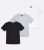 Boys 3 Pack Black Grey and White Crew Neck T-Shirts New Look