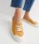 Mustard Canvas Metal Trim Lace Up Trainers New Look Vegan