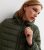 Khaki Lightweight Hooded Puffer Jacket New Look