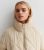 Petite Stone Quilted High Neck Puffer Jacket New Look