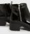 Wide Fit Black Patent Block Heel Zip Ankle Boots New Look Vegan