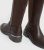 Brown Leather-Look Metal Trim Knee High Boots New Look