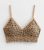 Brown Leopard Print Ribbed Seamless Bra New Look