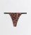 Brown Leopard Print Diamanté Thong New Look