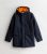 Jack & Jones Junior Navy Hooded Parka Jacket New Look