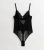 Black Lace Diamanté Underwired Bodysuit New Look